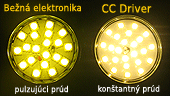 RC Driver - CC Driver LED žiarovky