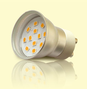 SMD LED žiarovka GU11 - bodové svetlo