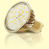 SMD LED žiarovka GU10 [teplá biela]